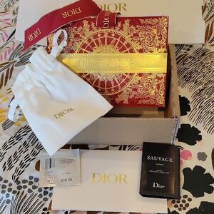 Dior Luxurious Red and Gold Set. FREE With NEXT Purchase From My Closet Of $50+